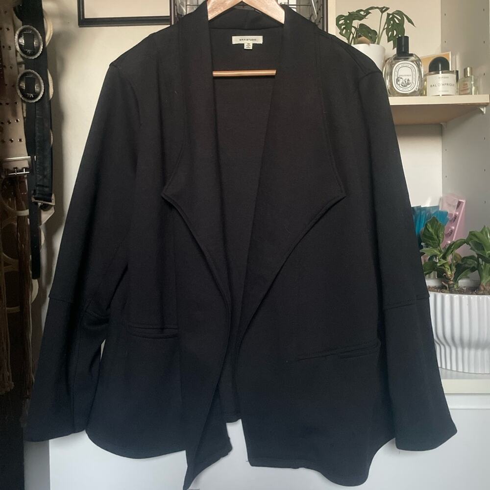 Max Studio Black Jacket Blazer XL